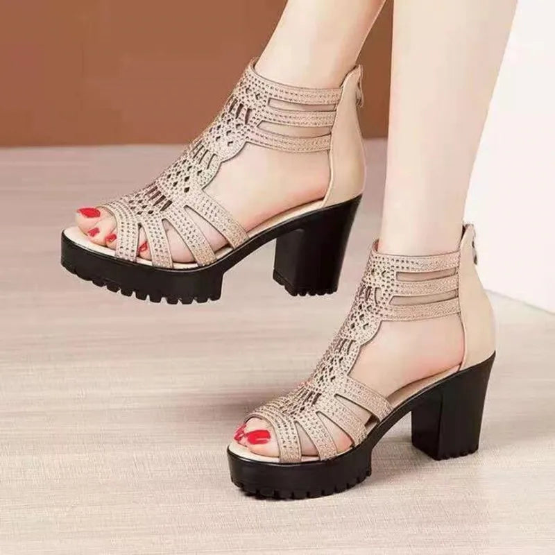 High Heels Gladiator Sandals